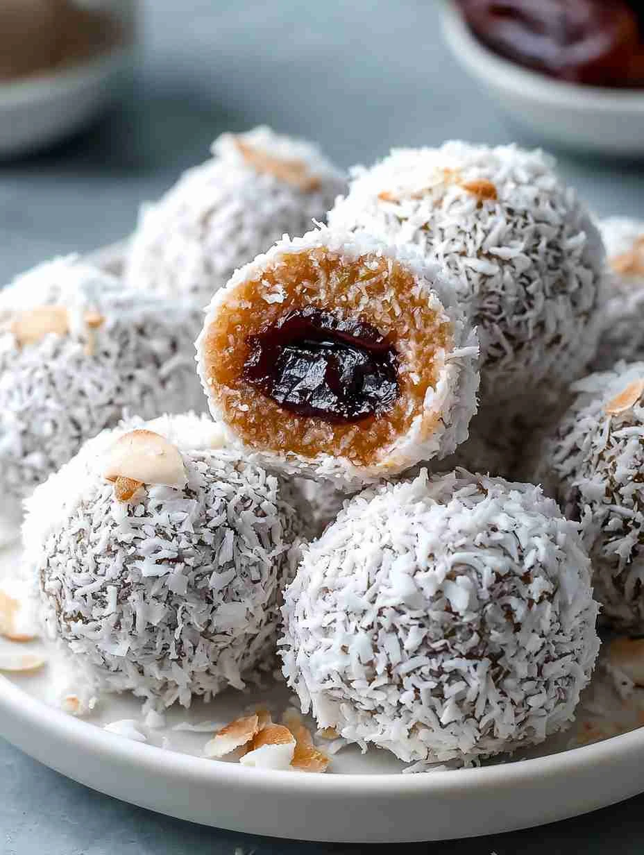 Delicious Coconut Date Rolls: Healthy Treats In 10 Minutes Delicious Coconut Date Rolls Healthy Treats Minutes