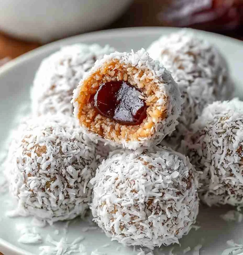 Delicious Coconut Date Rolls: Healthy Treats In 10 Minutes Delicious Coconut Date Rolls Healthy Treats Minutes