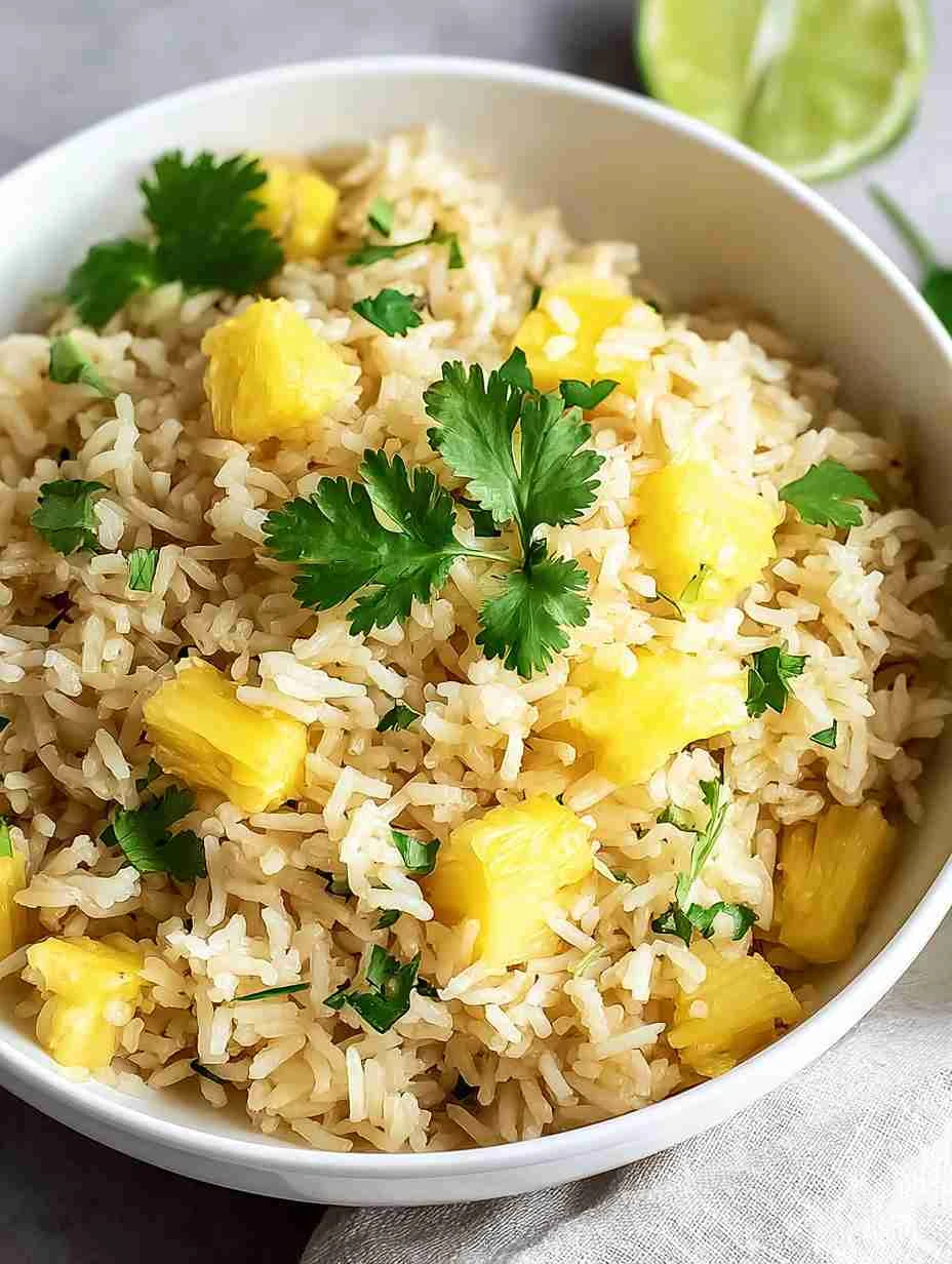 Delightful Easy Pineapple Lime Rice to Brighten Your Meals