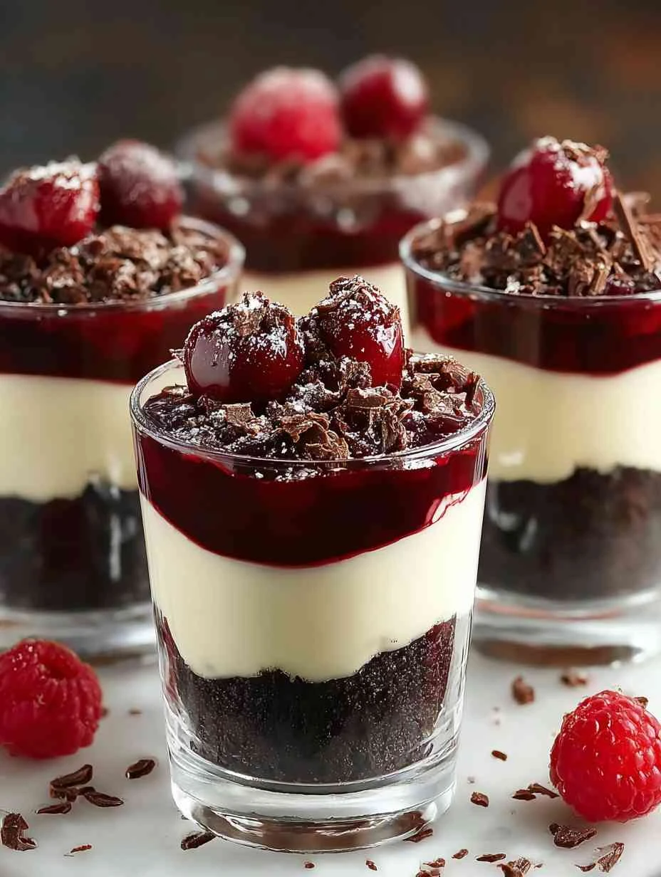 DLux Mini Dessert Cups Chocolate Cherry Review Luxury Chocolate Cherry Dessert Ideas DLux Mini Dessert Cups Recipes Buy DL...