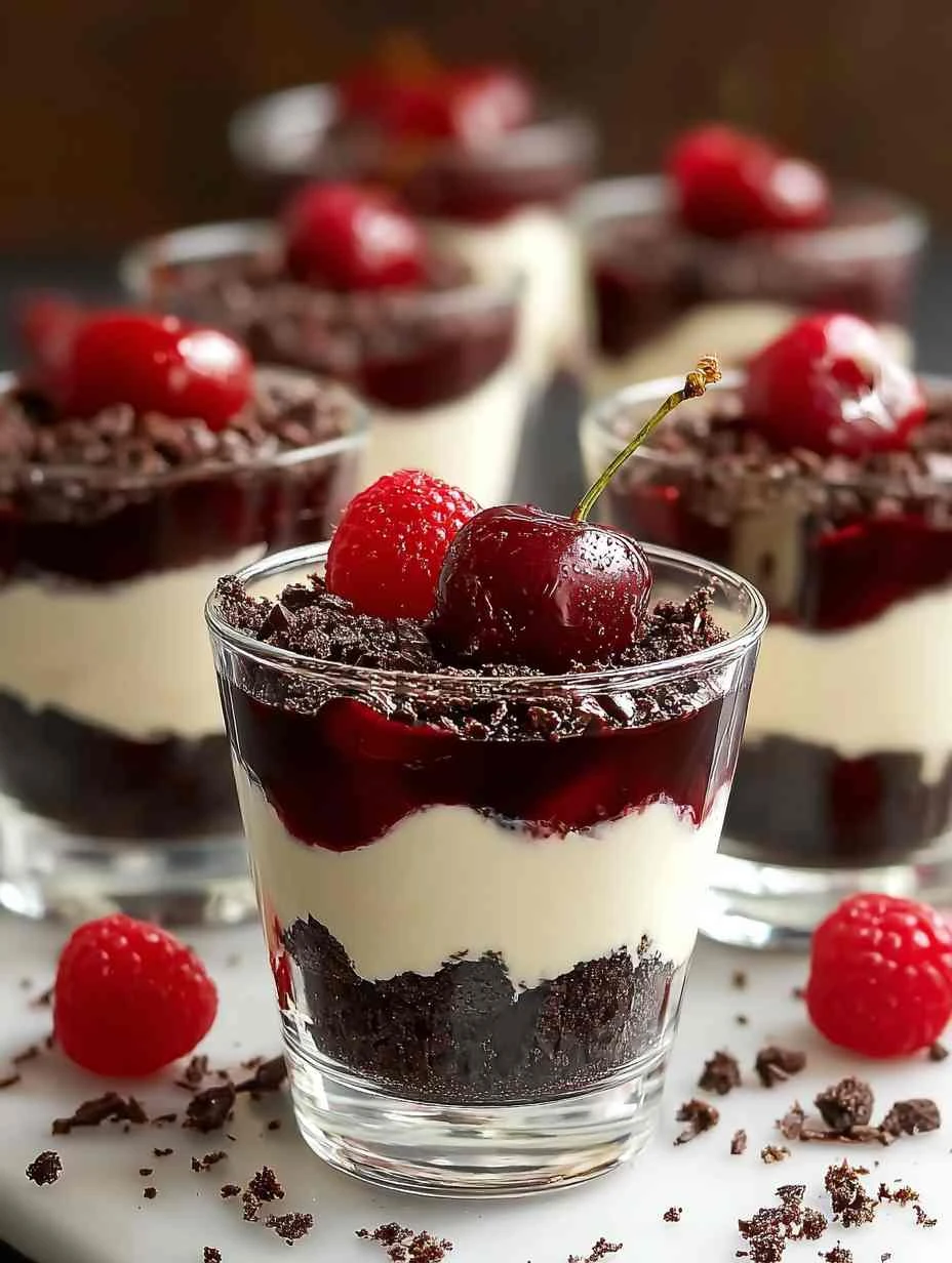 DLux Mini Dessert Cups Chocolate Cherry Review Luxury Chocolate Cherry Dessert Ideas DLux Mini Dessert Cups Recipes Buy DL...