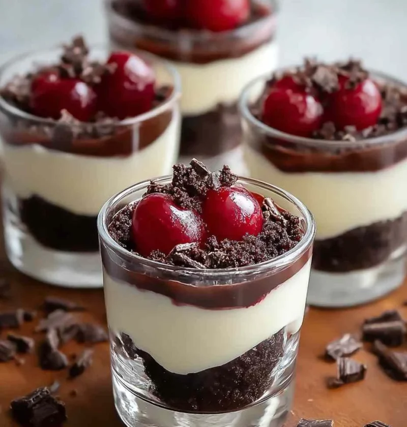 DLux Mini Dessert Cups Chocolate Cherry Review Luxury Chocolate Cherry Dessert Ideas DLux Mini Dessert Cups Recipes Buy DL...