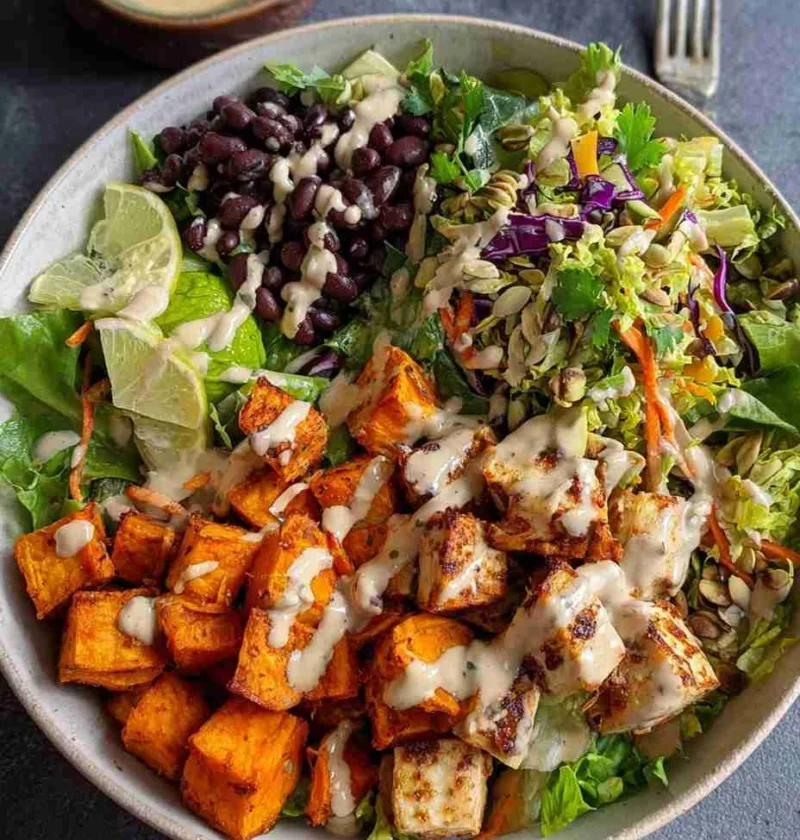 Easy Buddha Bowl With Peanut Sauce Recipe Vegan Buddha Bowl Peanut Sauce Gluten-free Buddha Bowl With Spicy Peanut Sauce H...