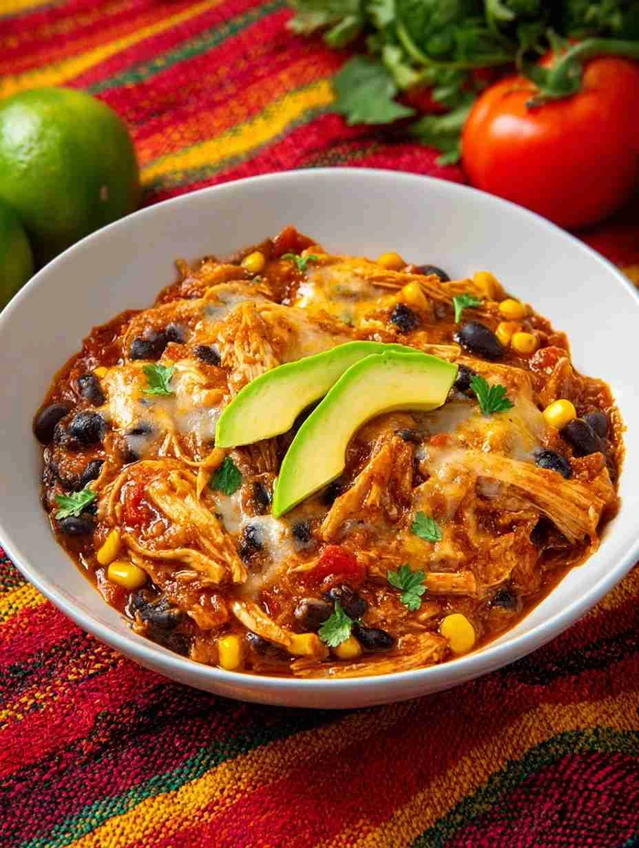Easy Crockpot Chicken Enchilada Casserole Recipe Healthy Slow Cooker Chicken Enchilada Casserole Best Chicken Enchilada Ca...