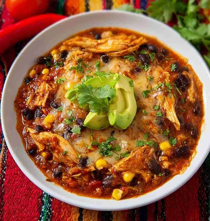 Easy Crockpot Chicken Enchilada Casserole Recipe Healthy Slow Cooker Chicken Enchilada Casserole Best Chicken Enchilada Ca...