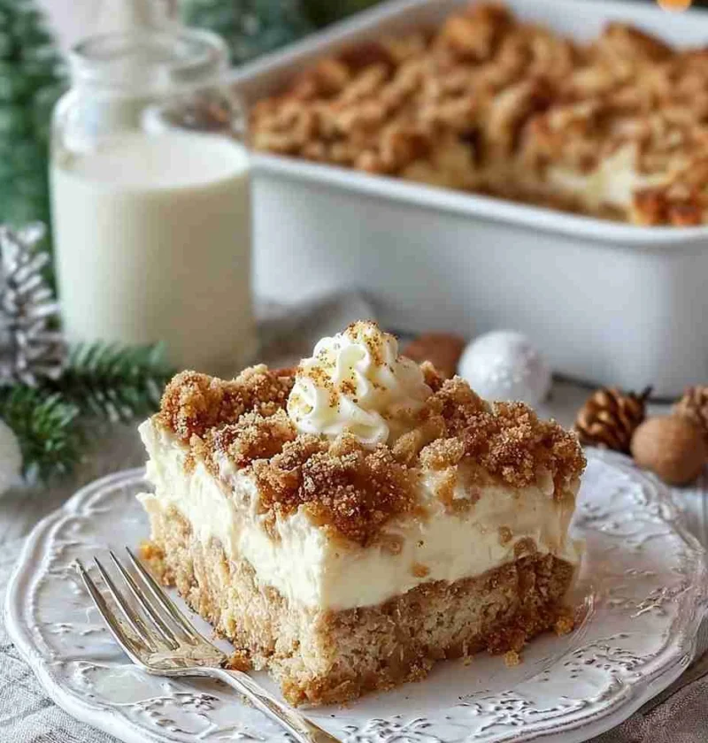 Easy Eggnog Gingerbread Kugel Recipe Festive Eggnog Kugel Dessert Ideas Homemade Gingerbread Kugel For Christmas Best Eggn...