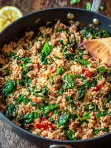Italian Sausage and Rice Skillet