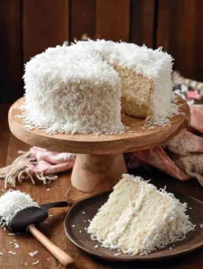 Easy Coconut Cake (Moist & Fluffy)