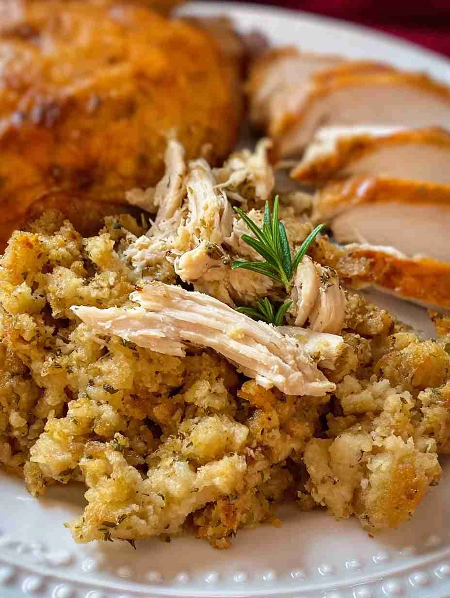 EASY SLOW COOKER CHICKEN AND STUFFING Made Simple! Slow Cooker Chicken Stuffing Made