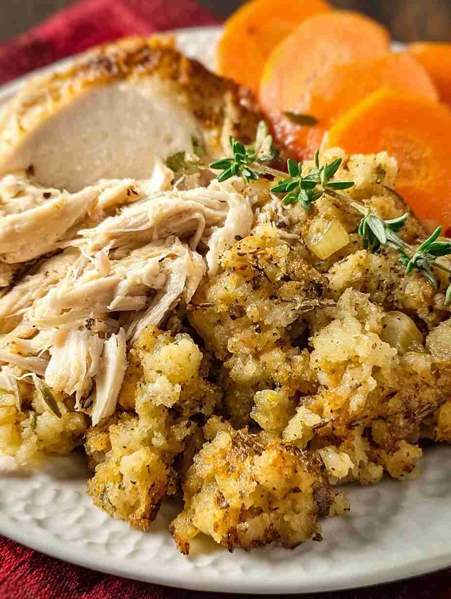 EASY SLOW COOKER CHICKEN AND STUFFING Made Simple!