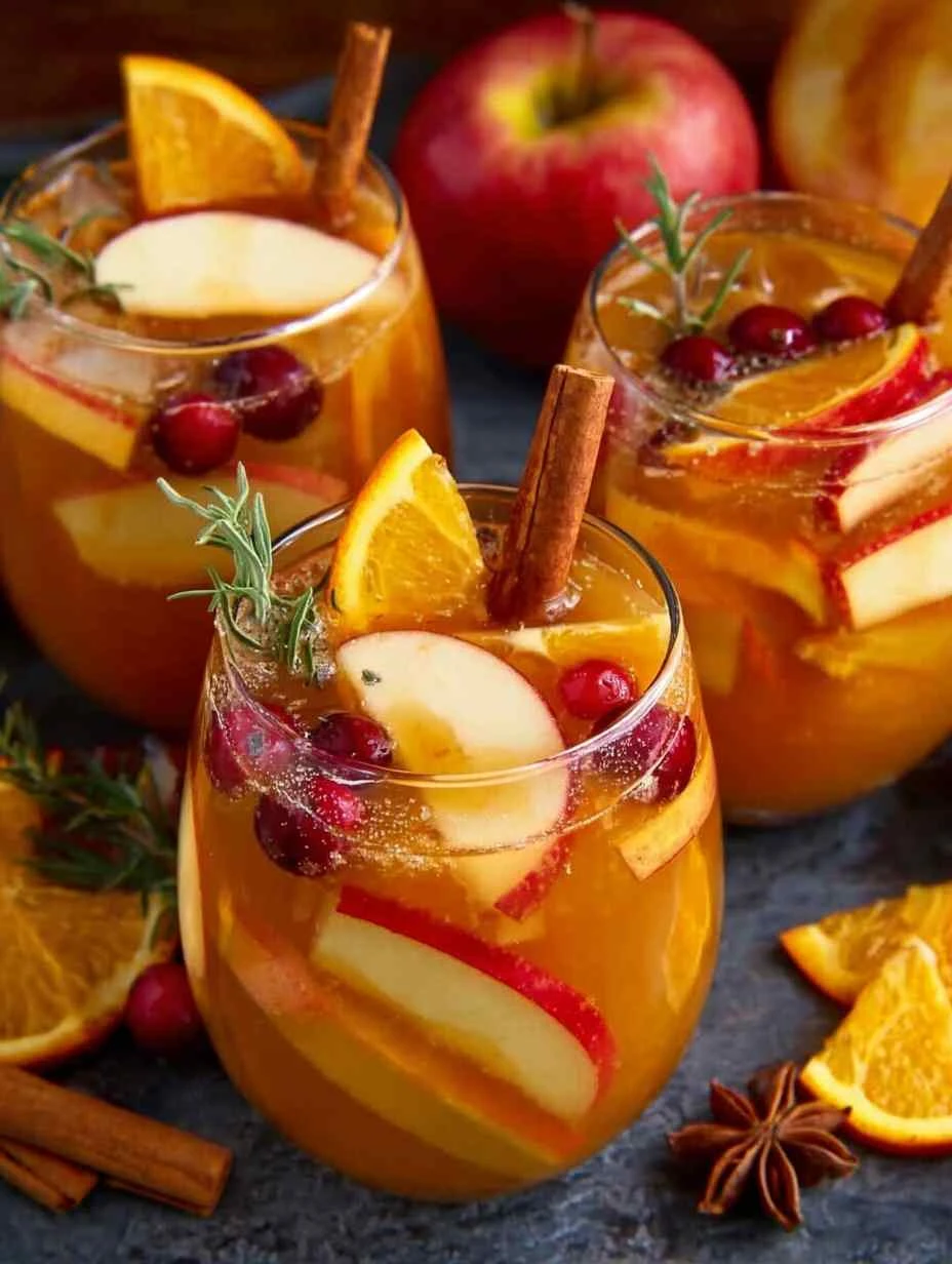 Fireball Apple Cider Sangria (The Perfect Sweater Weather Pitcher Drink)