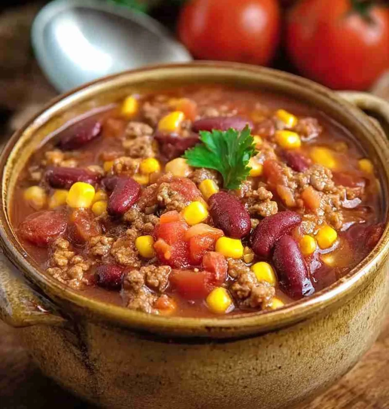 Garlic Beef Pasta Crockpot Cowboy Soup