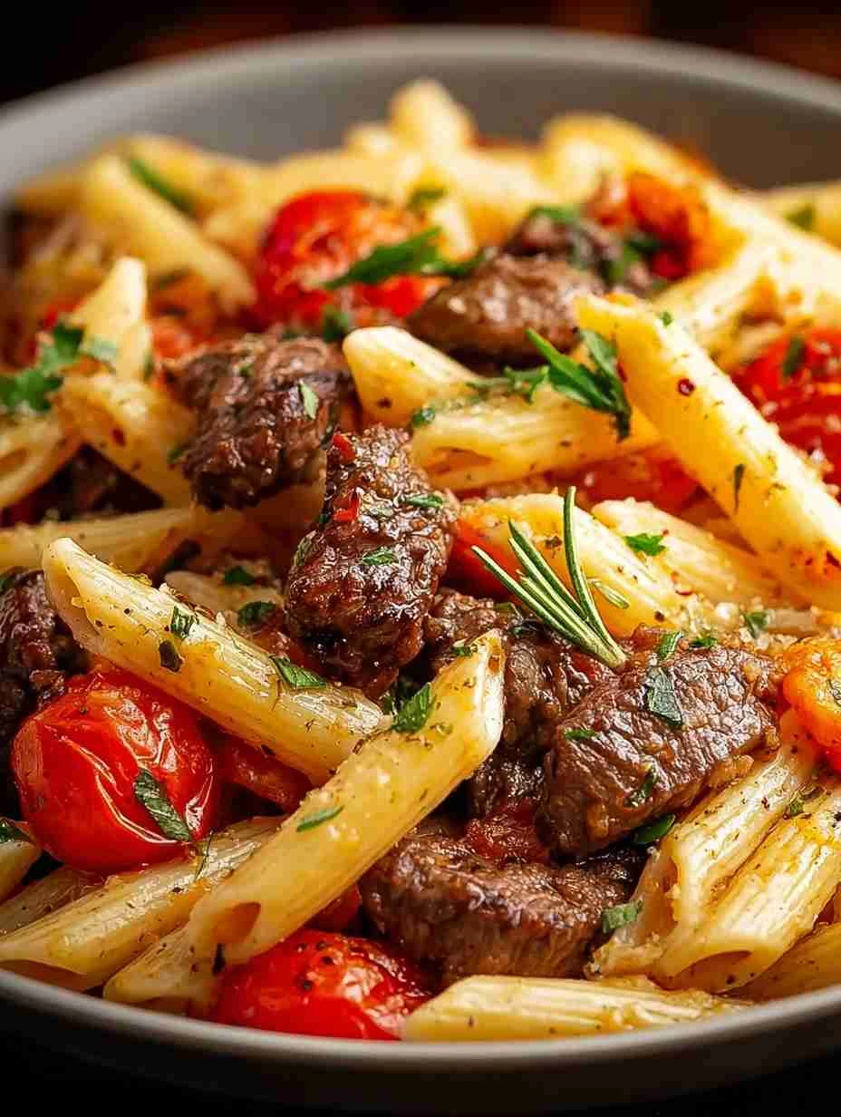 Garlic Beef Pasta Garlic Beef Pasta