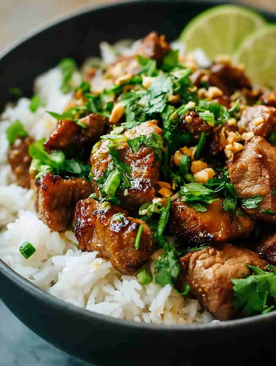 Ginger Lime Lamb  With Coconut Rice For A Tropical Feast Ginger Lime Lamb Coconut Rice Tropical Feast