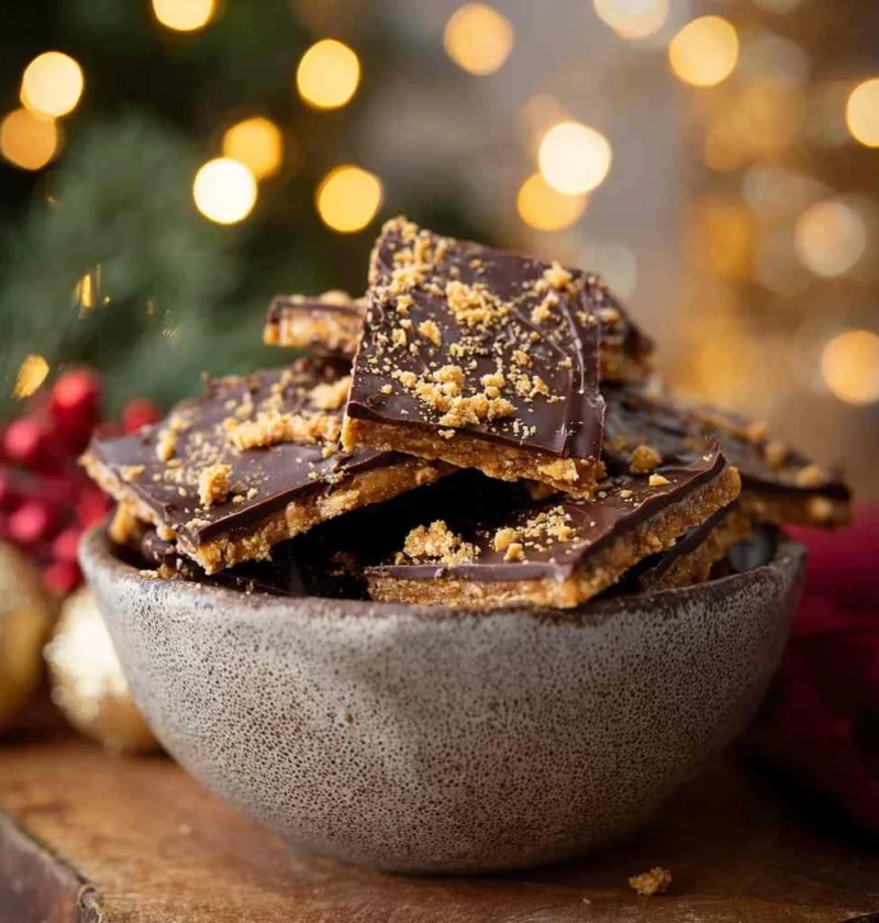 Graham Cracker Christmas Crack Extra Buttery Addictive