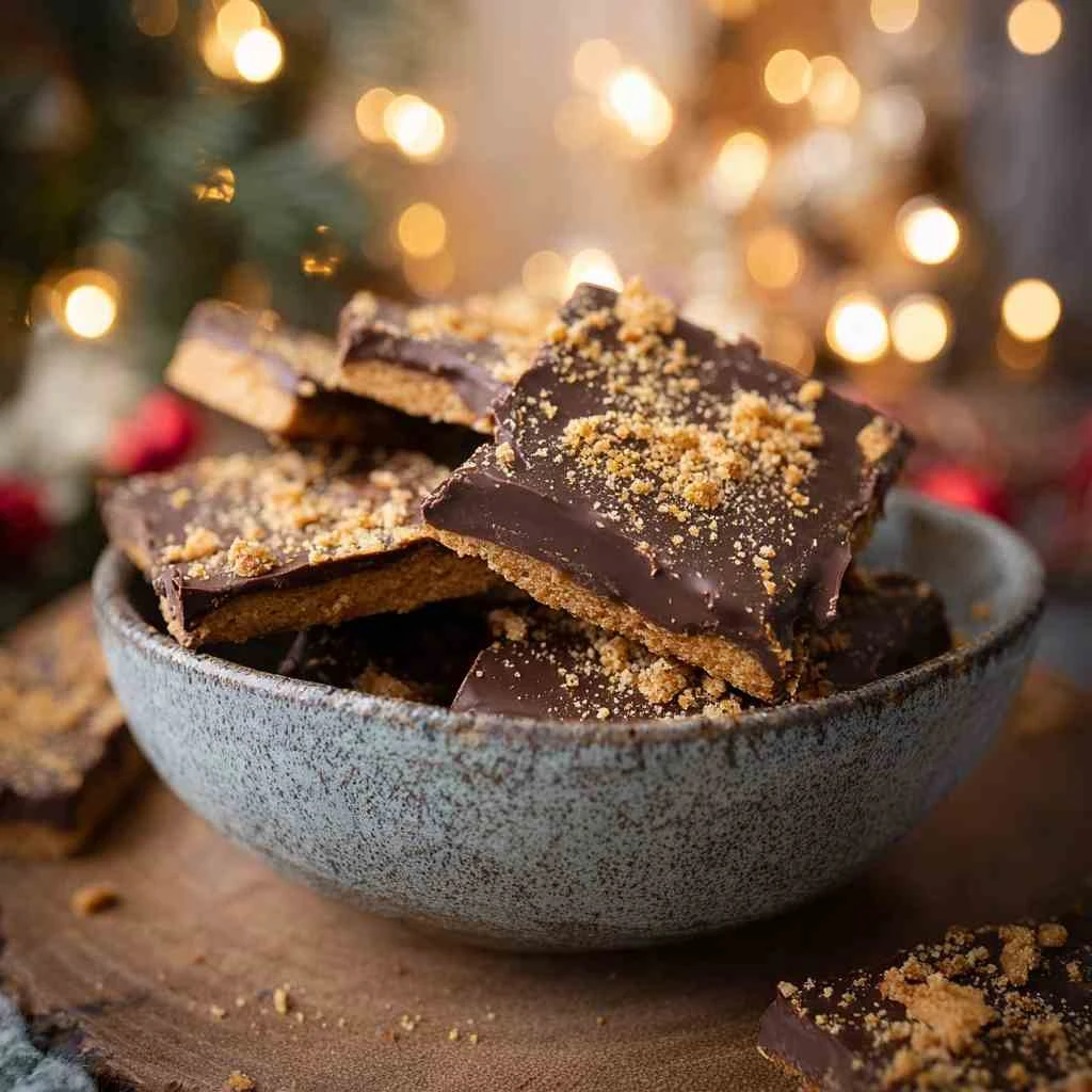 Graham Cracker Christmas Crack Extra Buttery Addictive