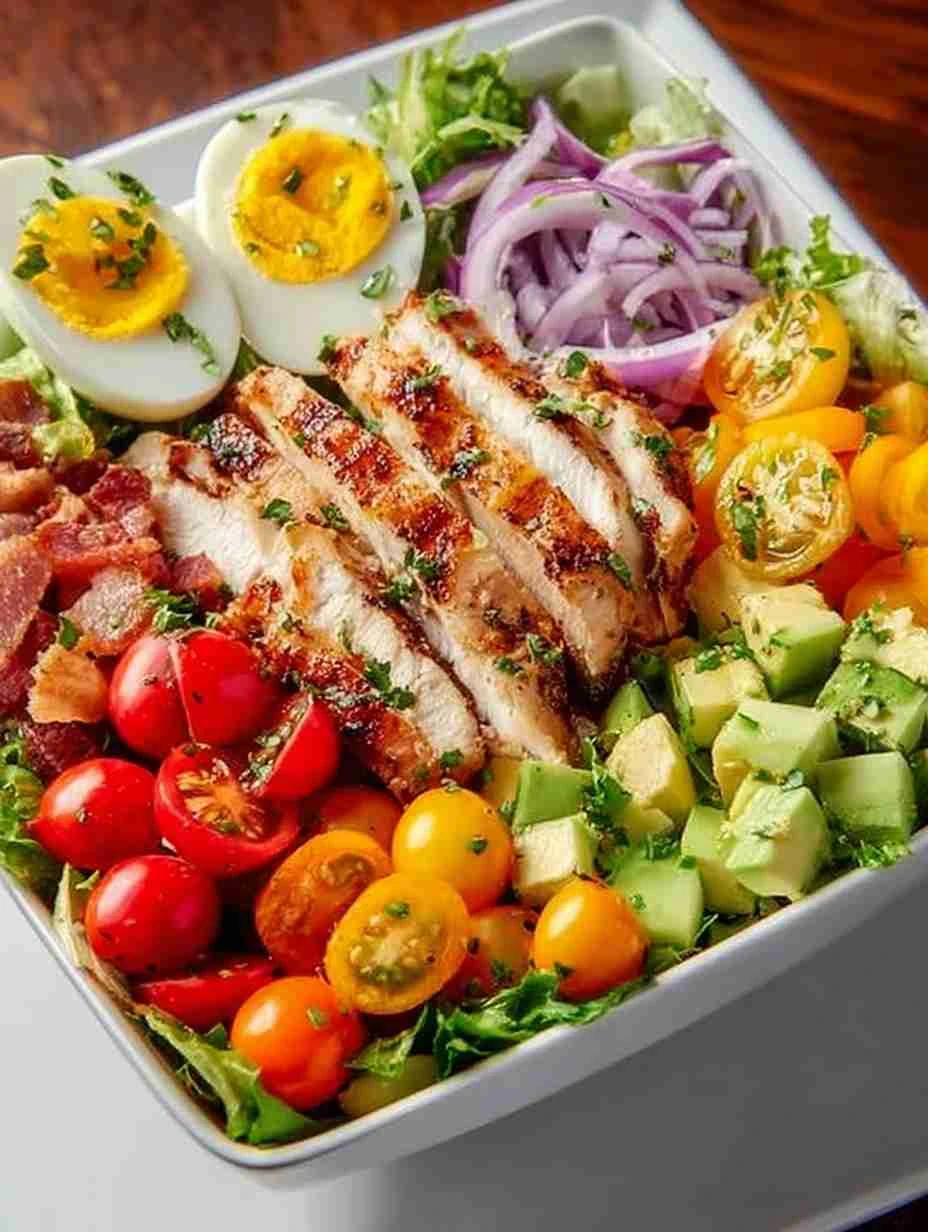 Grilled Chicken Cobb Salad Recipe Best Grilled Chicken For Cobb Salad Healthy Grilled Chicken Cobb Salad Low Carb Grilled ...