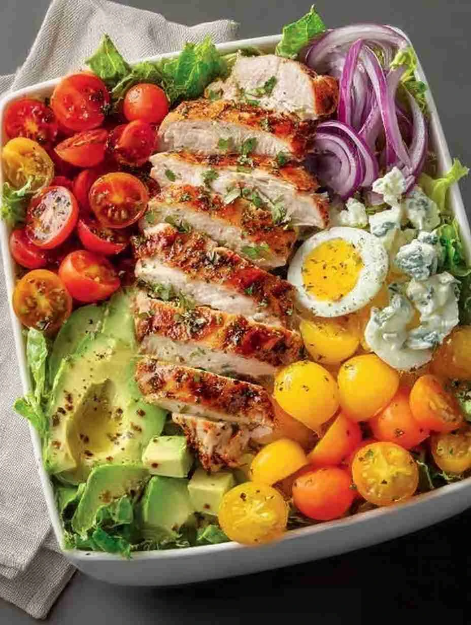 Grilled Chicken Cobb Salad Recipe Best Grilled Chicken For Cobb Salad Healthy Grilled Chicken Cobb Salad Low Carb Grilled ...