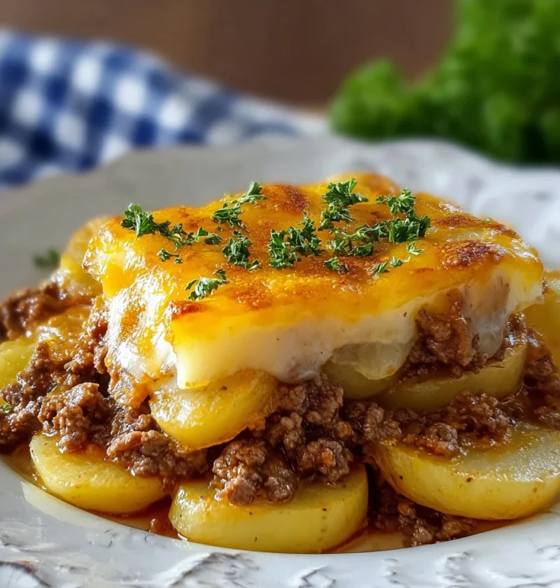 Ground Beef Potato Casserole Recipes Easy Ground Beef Potato Bake Cheesy Ground Beef Potato Casserole Healthy Ground Beef ...