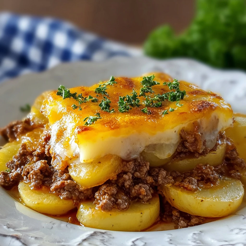 Ground Beef Potato Casserole