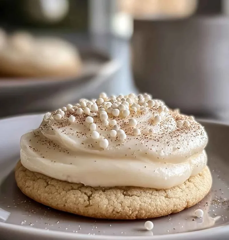 Holiday Eggnog Cookies Recipe Best Frosted Eggnog Cookies Homemade Eggnog Cookies For Christmas Easy Frosted Eggnog Cookie...