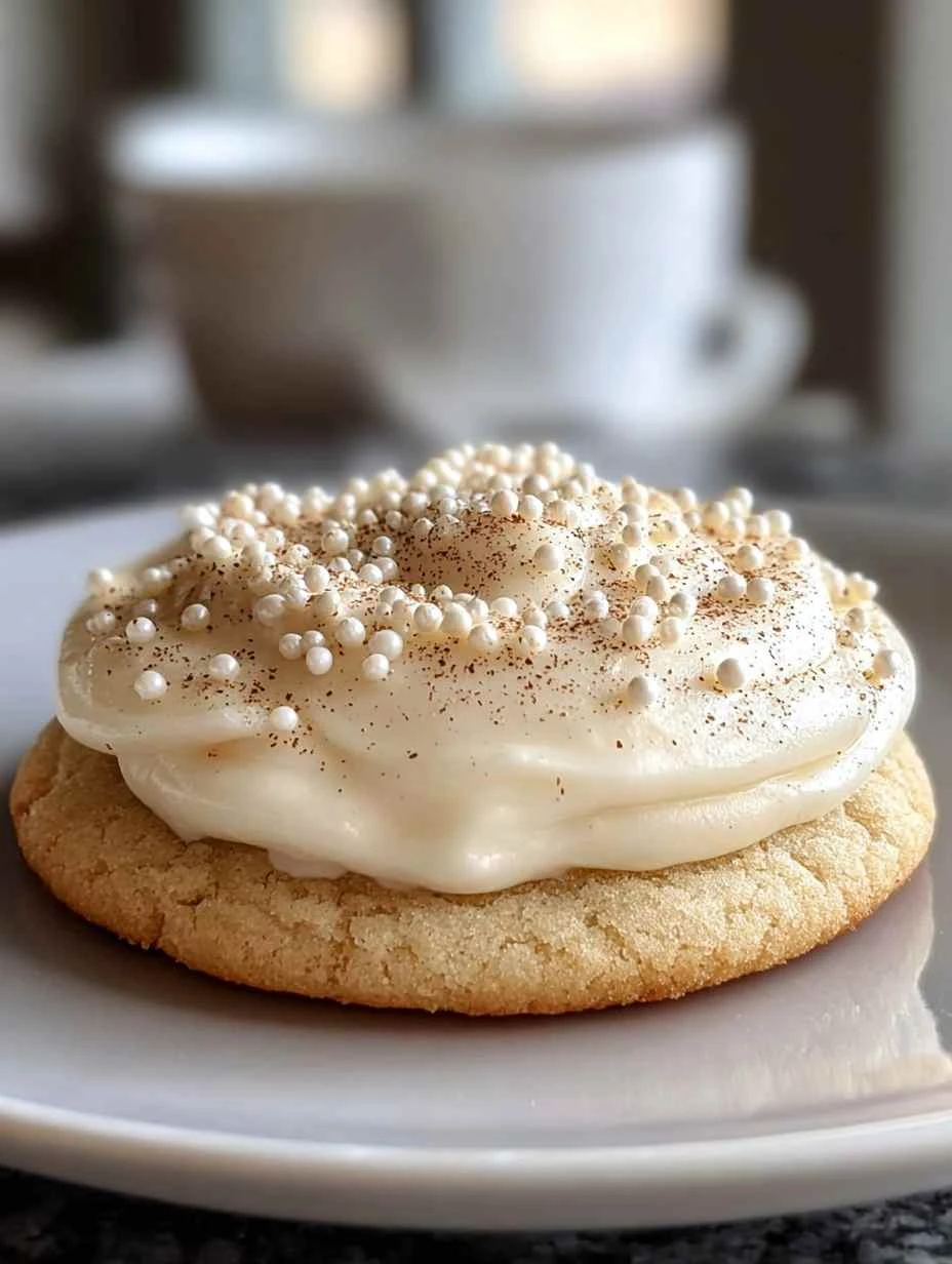 Holiday Eggnog Cookies Recipe Best Frosted Eggnog Cookies Homemade Eggnog Cookies For Christmas Easy Frosted Eggnog Cookie...