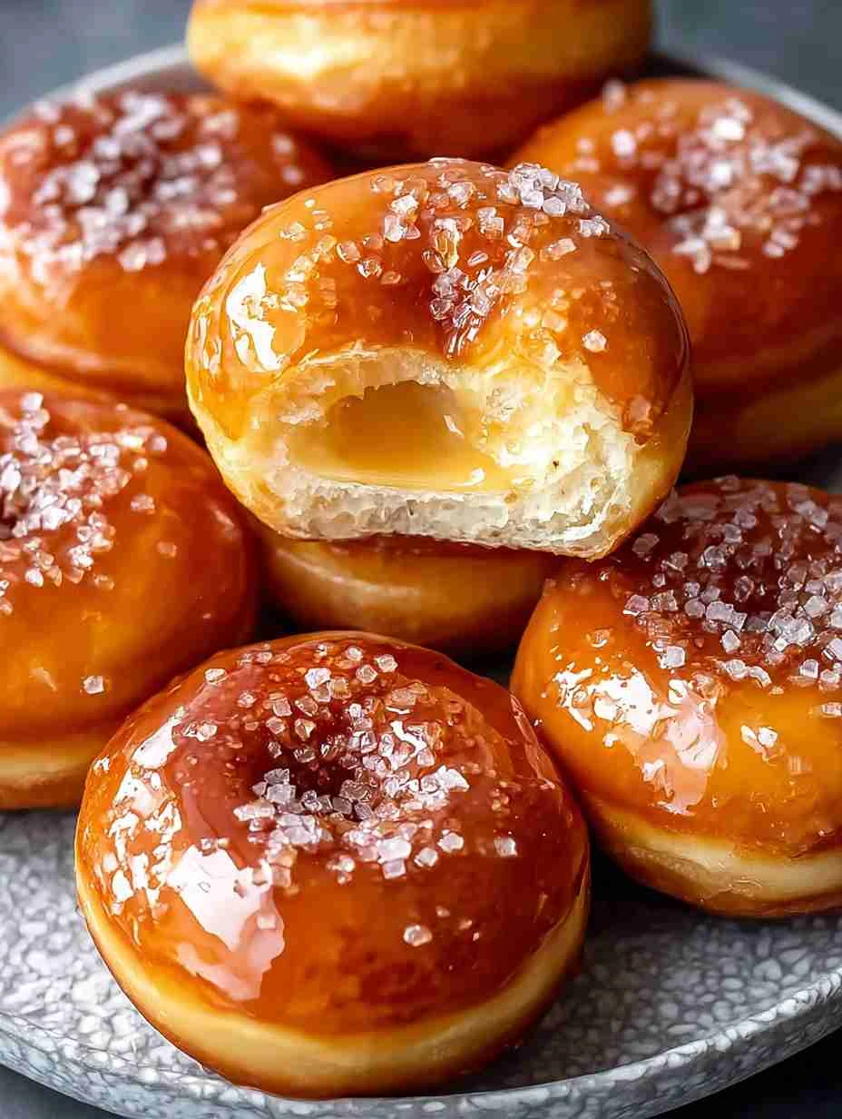 Homemade Crème Brûlée Donuts Recipe Easy Soft Baked Donut Ideas Best Crème Brûlée Donuts At Home How To Make Crème ...