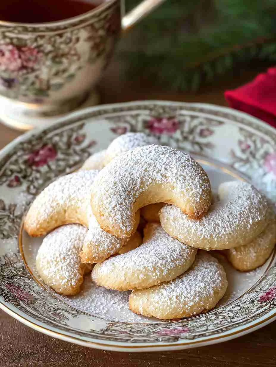 Irresistible Almond Crescent Cookies For Sweet Cravings Irresistible Almond Crescent Cookies Sweet Cravings