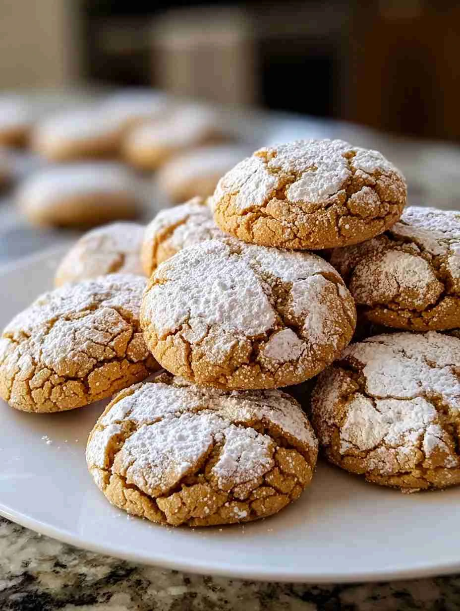 Maple Brown Sugar Crinkle Cookies That Feel Like Fall