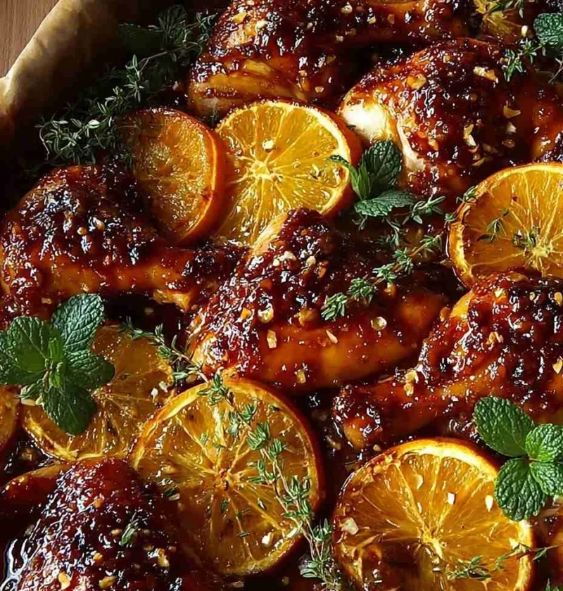 Maple Orange Glazed Chicken Quarters Maple Orange Glazed Chicken Quarters