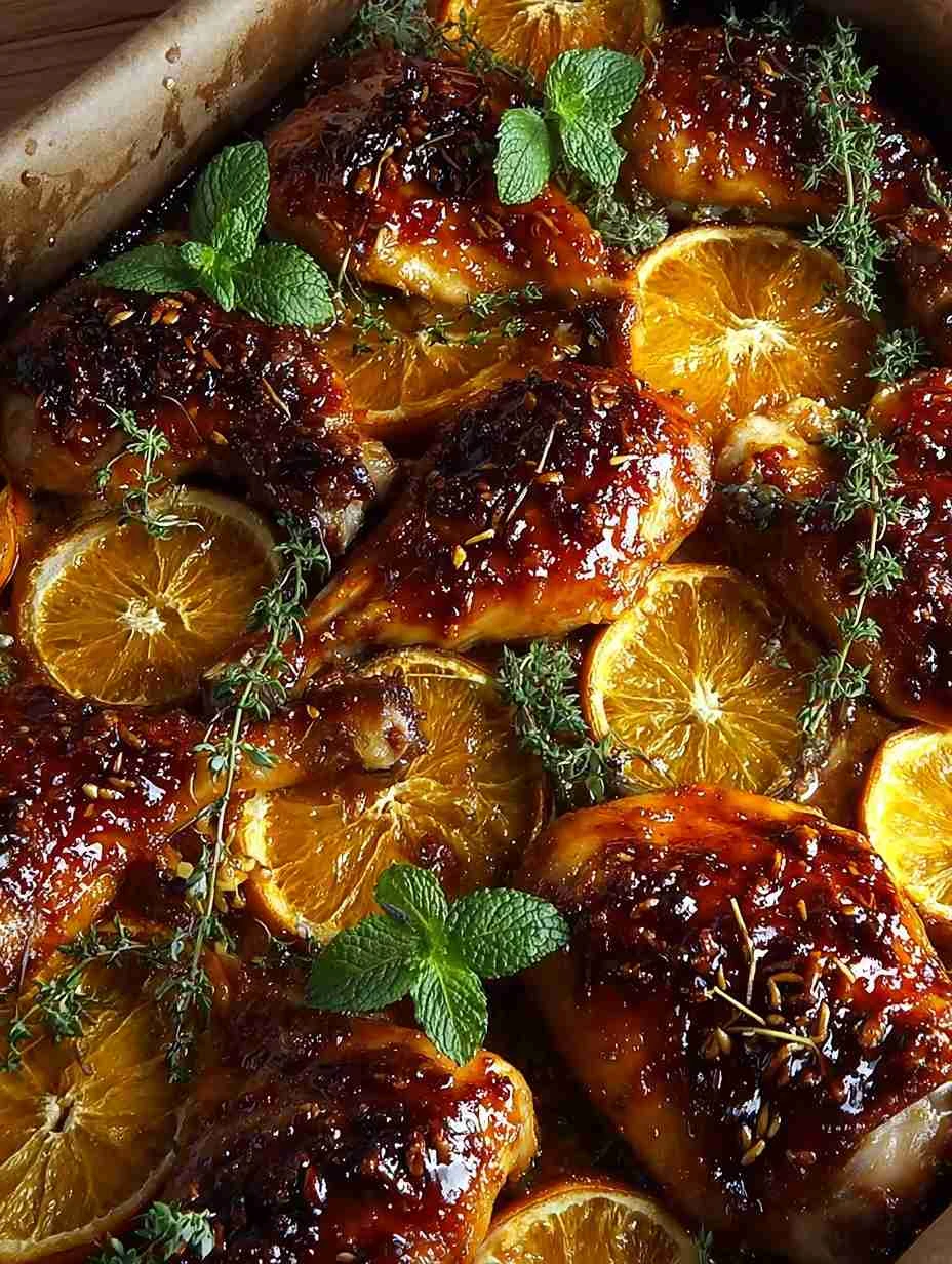 Maple Orange Glazed Chicken Quarters Maple Orange Glazed Chicken Quarters