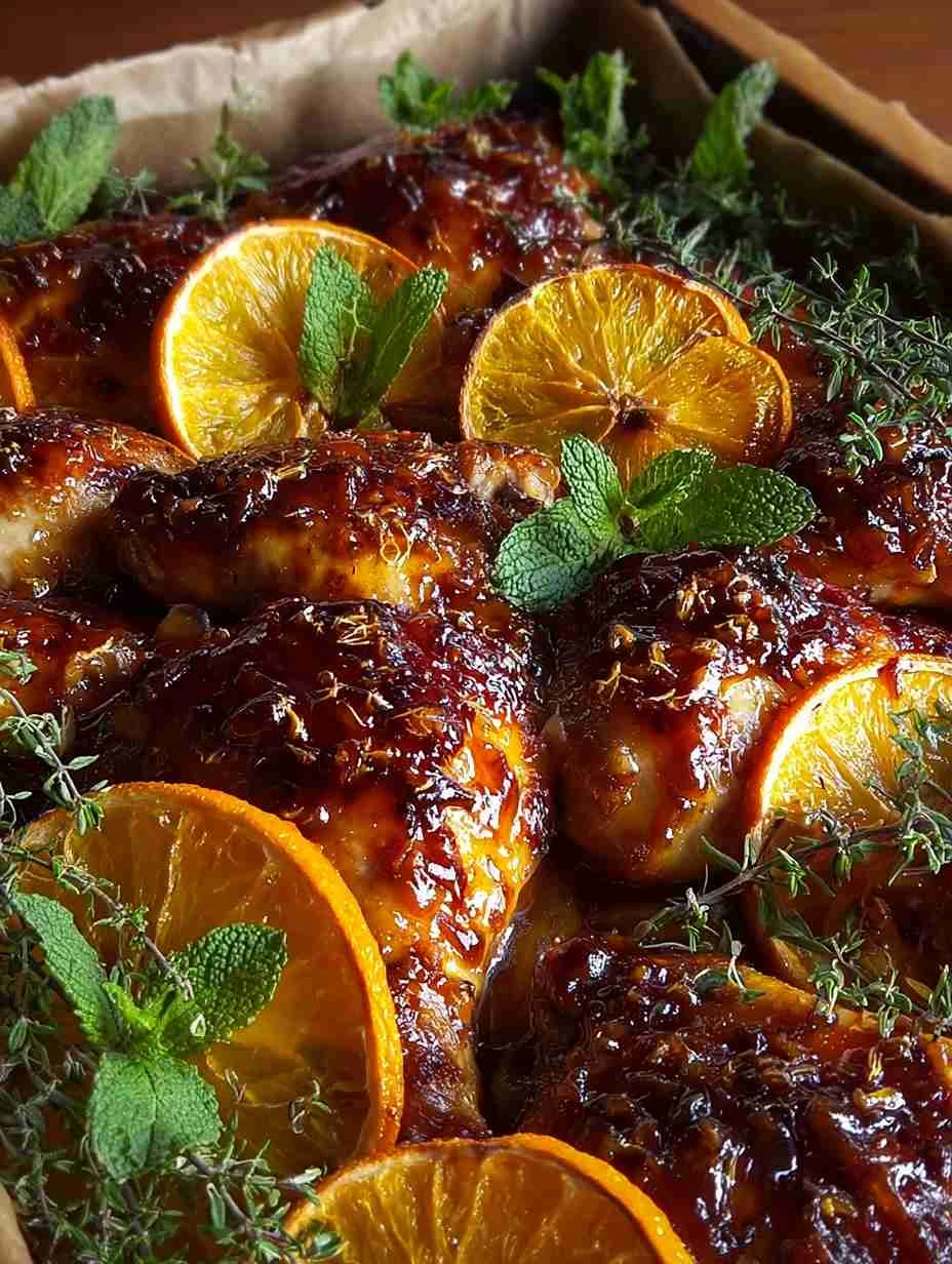 Maple Orange Glazed Chicken Quarters Maple Orange Glazed Chicken Quarters