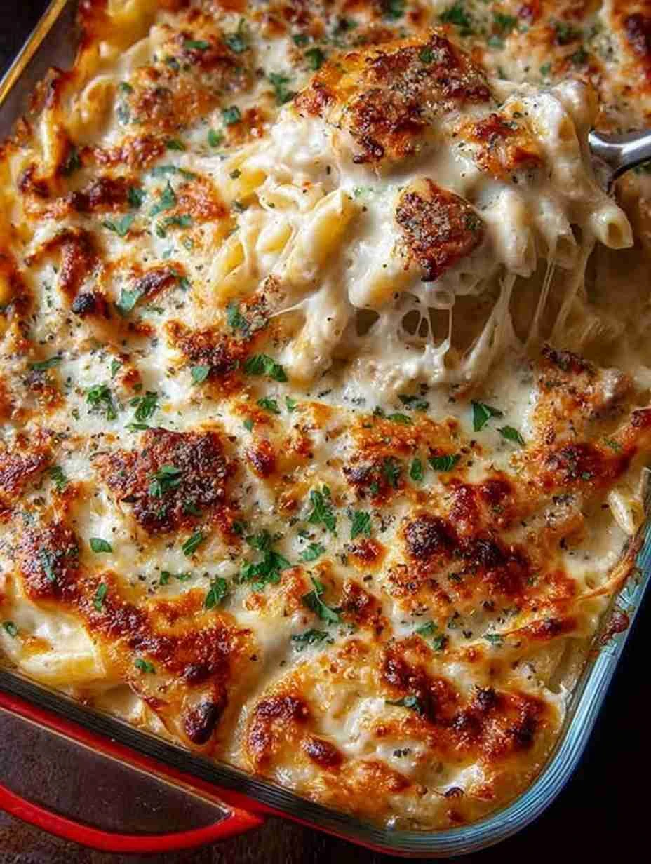 Mediterranean Cheesy Chicken Alfredo Recipe Baked Chicken Alfredo Pasta With Cheese Easy Cheesy Baked Chicken Pasta Health...