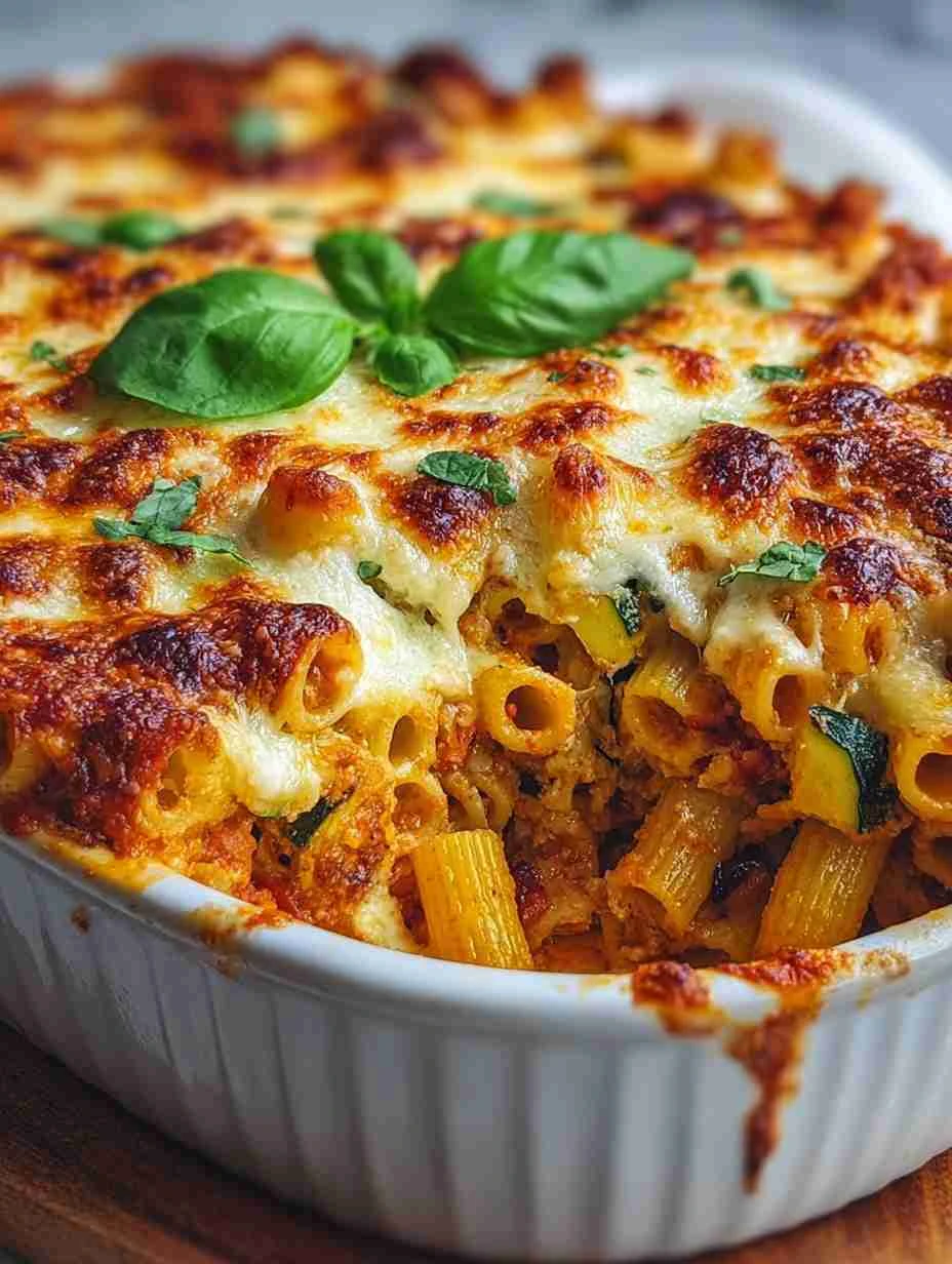 Mediterranean Creamy Ziti Recipe Hidden Veggie Baked Ziti Creamy Cottage Cheese Pasta Bake Healthy Mediterranean Ziti Bake...