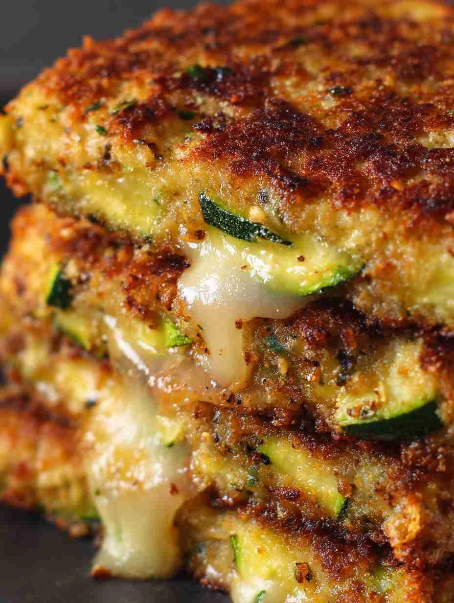 Mediterranean Keto Zucchini-Crusted Grilled Cheese Sandwiches