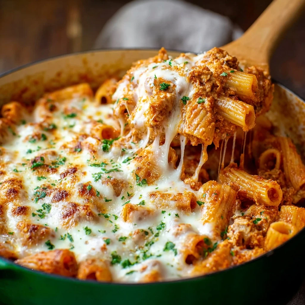 One Pot Chicken Parmesan Pasta Recipe Easy Chicken Parmesan Pasta One Pot Best One Pot Chicken Parmesan Pasta Healthy One ...