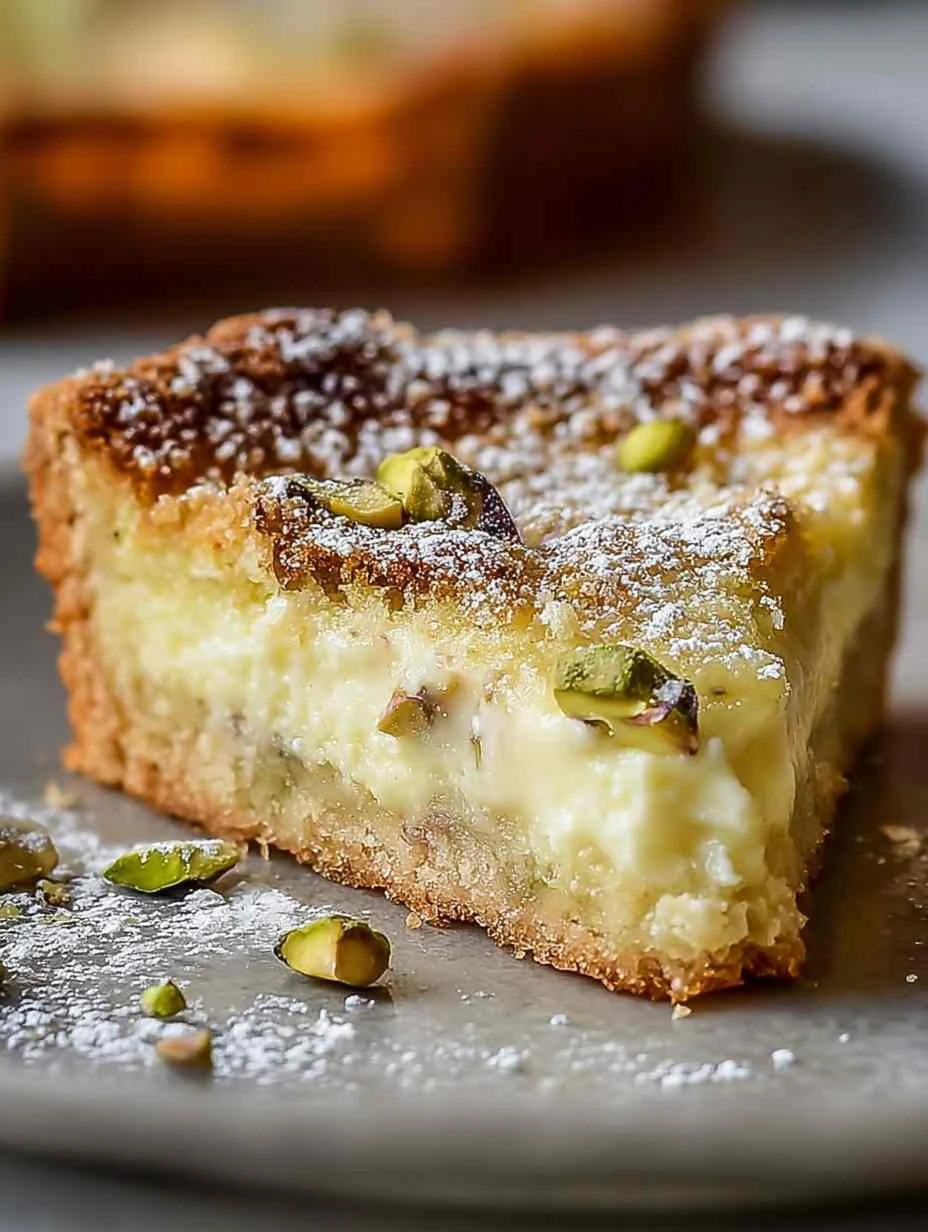 Pistachio Gooey Butter Cake Bliss: Your New Favorite Dessert