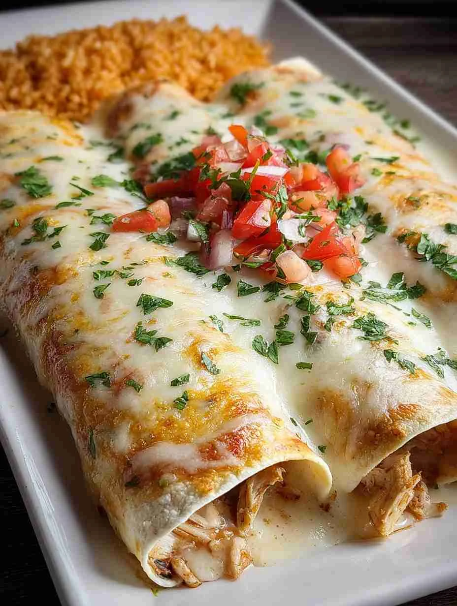 Queso Chicken Enchiladas Queso Chicken Enchiladas