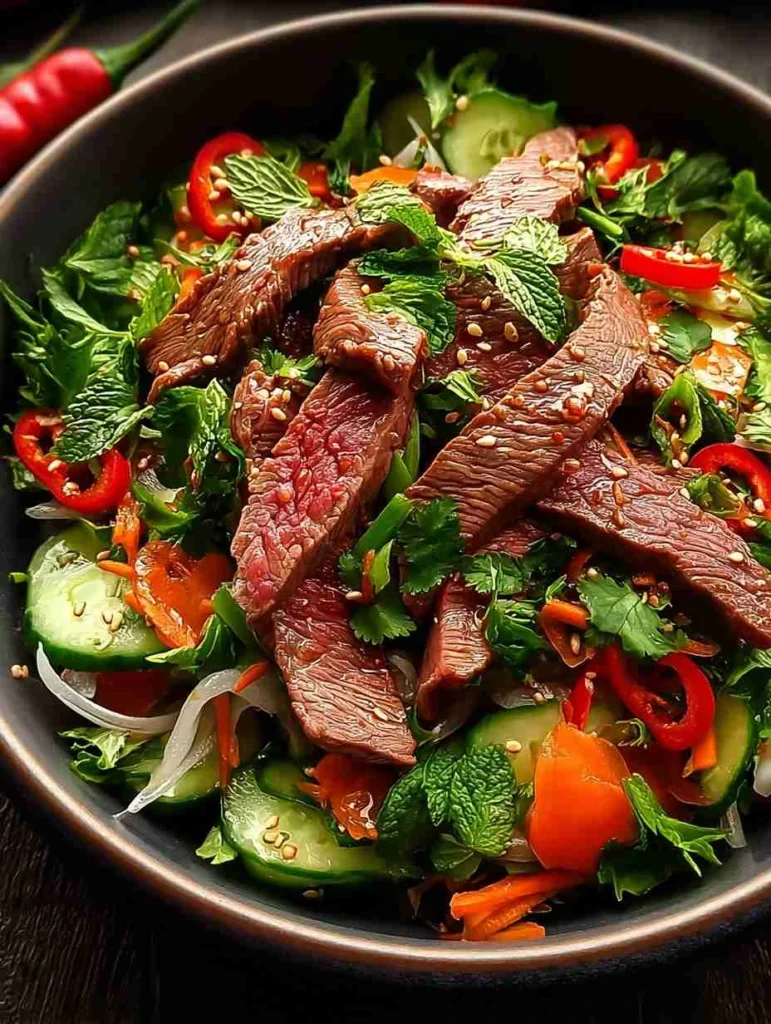 Energizing Fresh Thai Beef Salad for Quick Healthy Meals