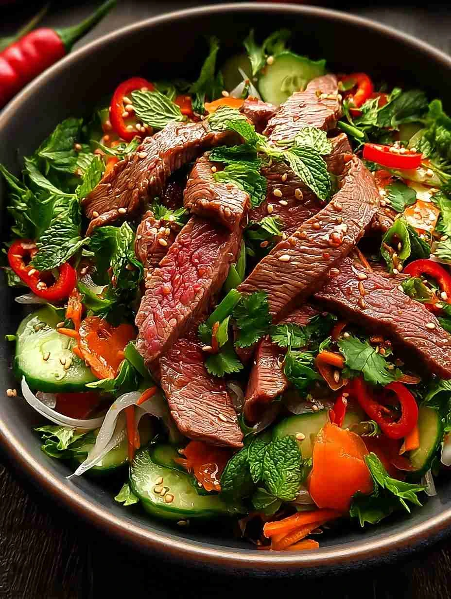 Energizing Fresh Thai Beef Salad for Quick Healthy Meals