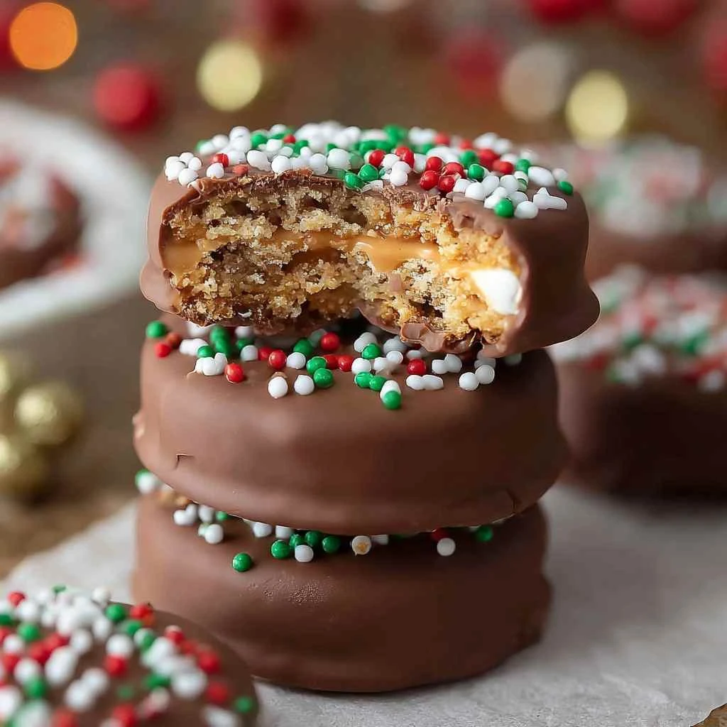 Ritz Peanut Butter Cookies Nobake Chocolate Sandwiches