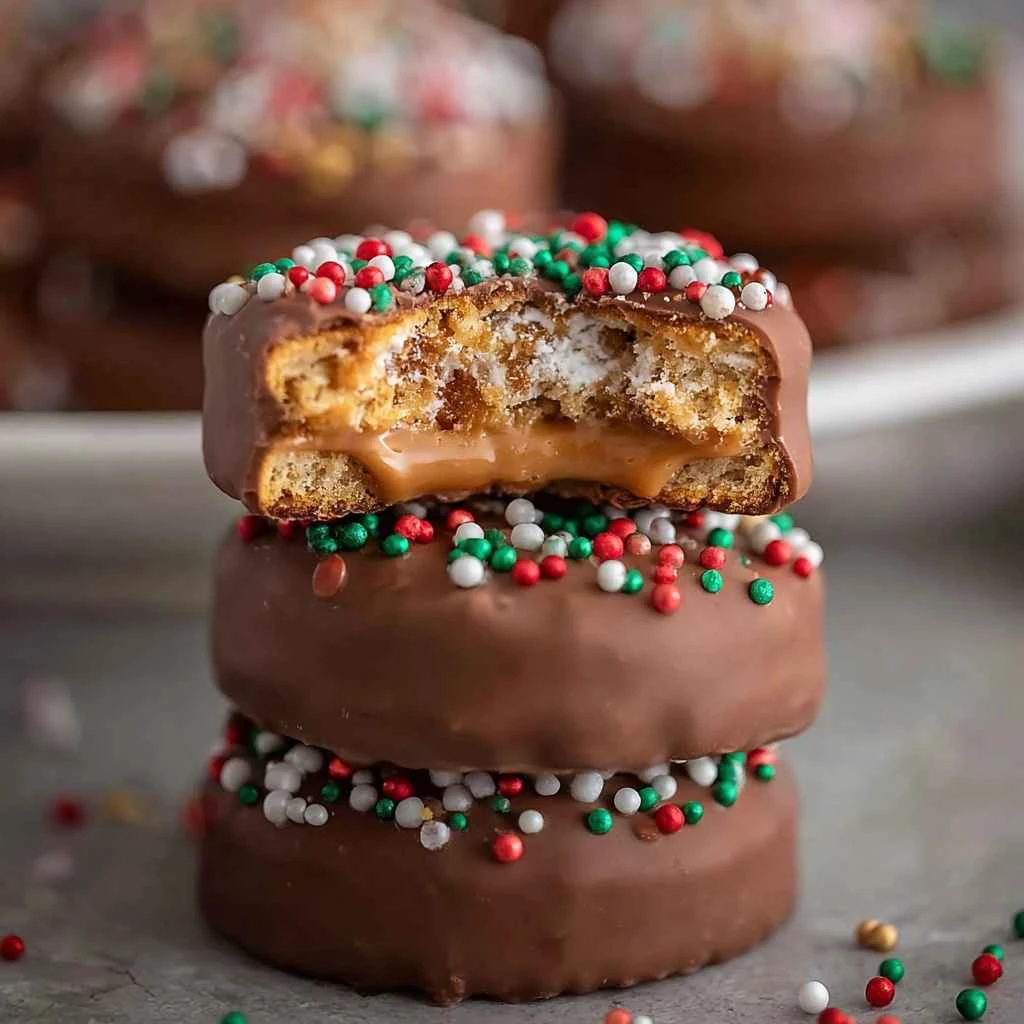 Ritz Peanut Butter Cookies Nobake Chocolate Sandwiches