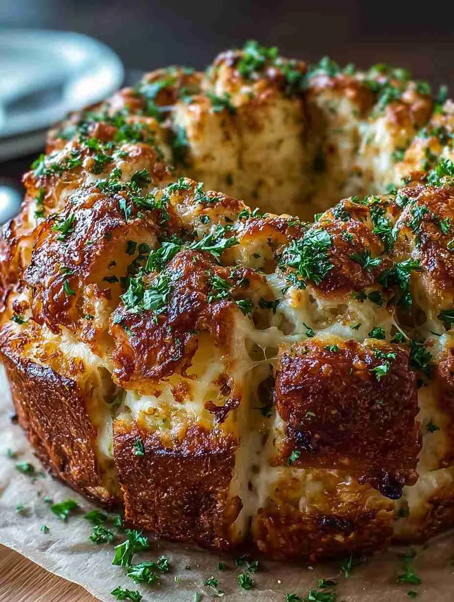 Savory Chicken Alfredo Monkey Bread: Comfort Food Surprise Savory Chicken Alfredo Monkey Bread Comfort Food