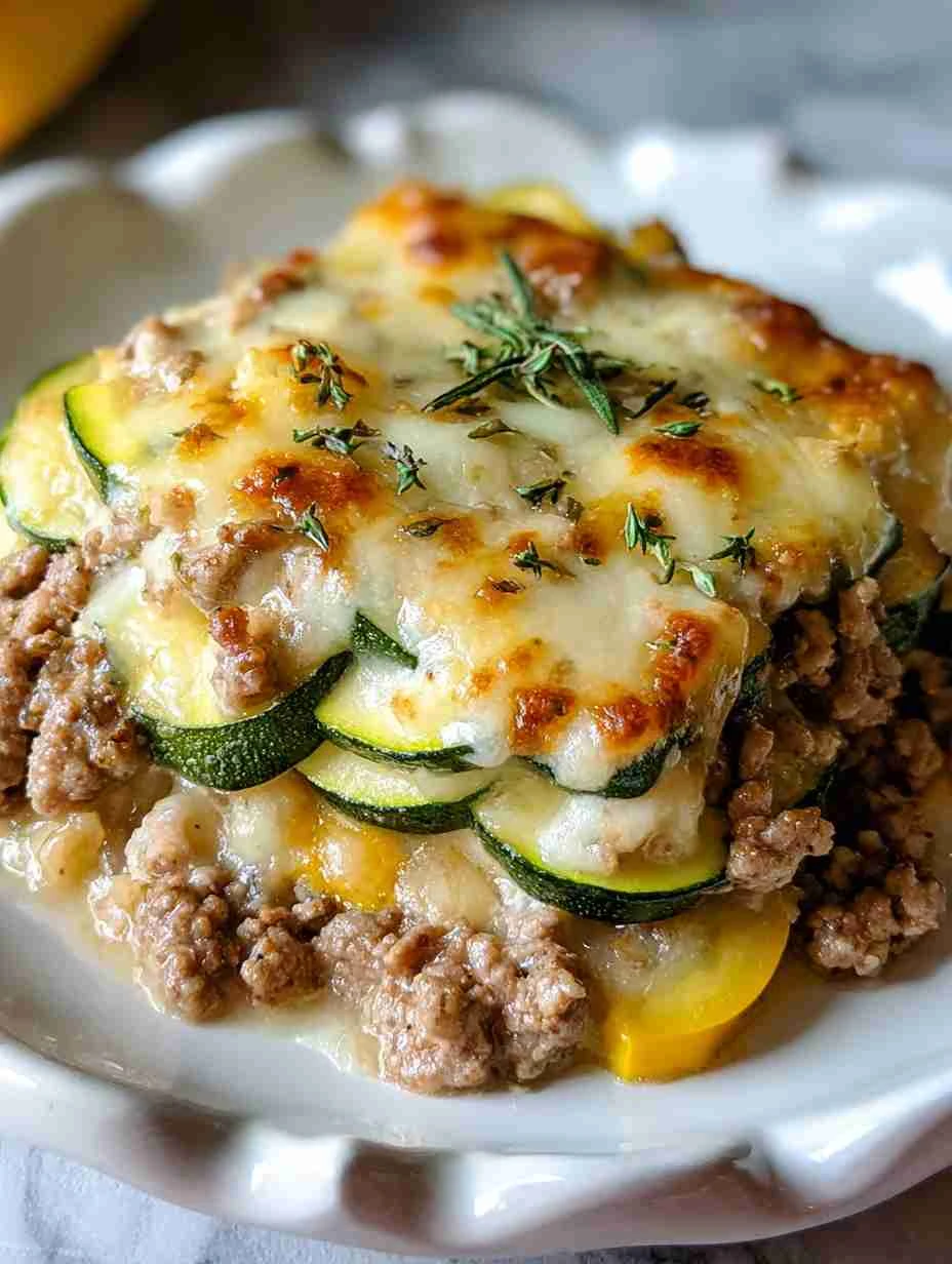 Savory Ground Turkey Zucchini Casserole for Cozy Nights