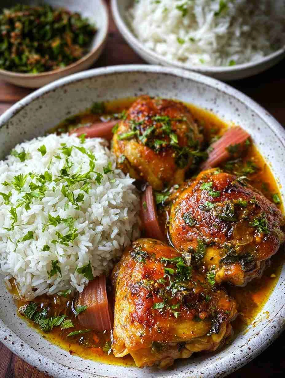 Savory Rhubarb Chicken: A Sweet Twist For Dinner Delight Savory Rhubarb Chicken Sweet Twist Dinner Delight