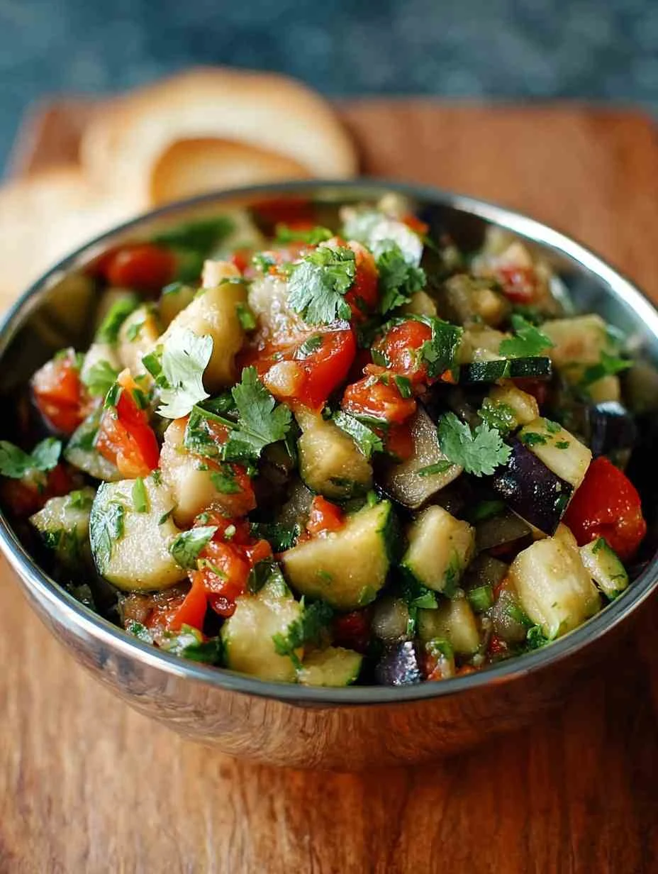 Savory Sephardic Eggplant Salad: A Delightful Homemade Treat