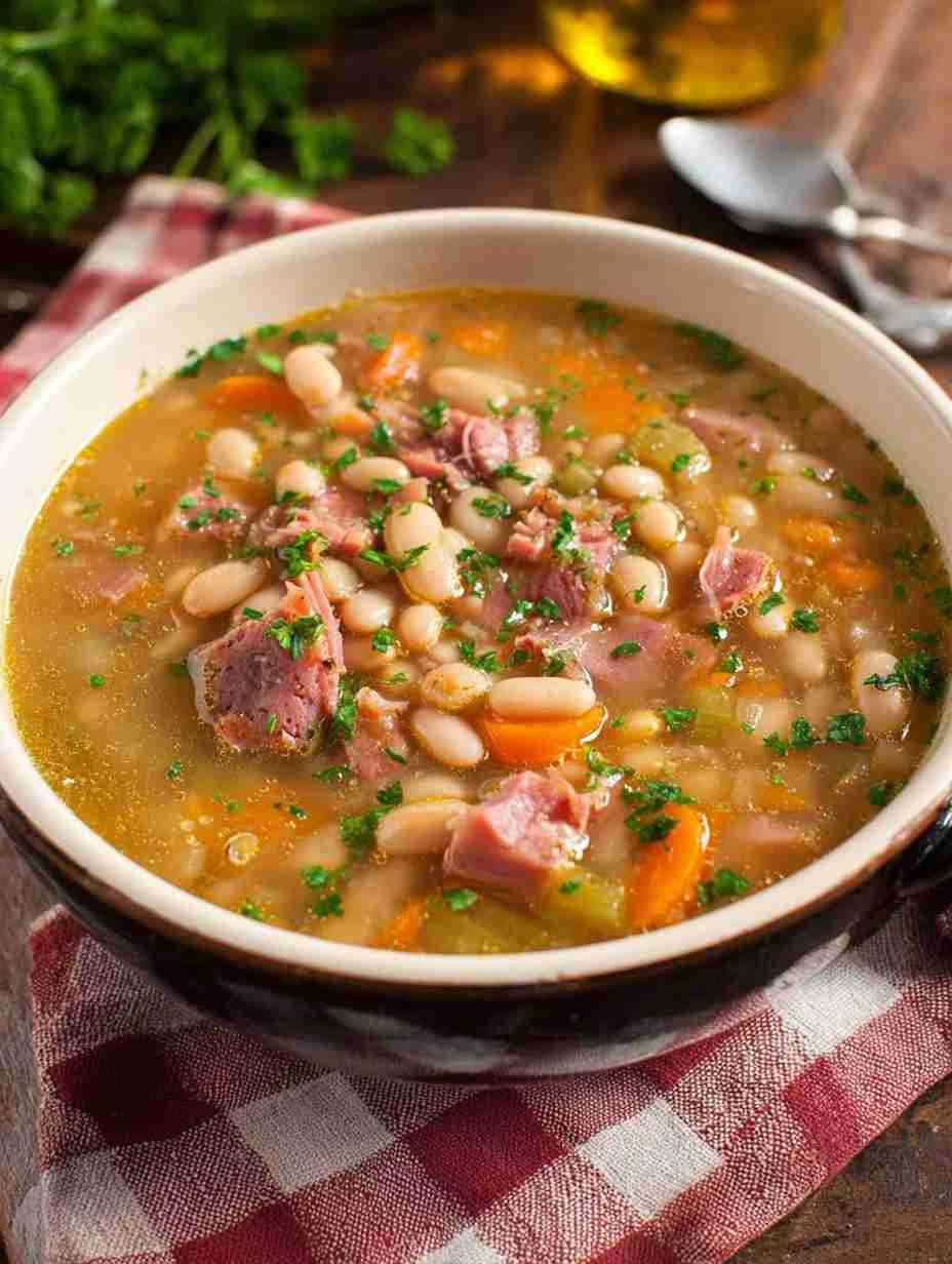 Slow Cooker Ham and Bean Soup – Perfect for Leftover Ham