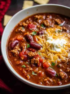 Slow Cooker Turkey Chili