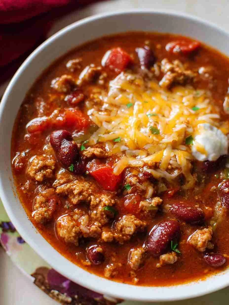 Slow Cooker Turkey Chili Slow Cooker Turkey Chili