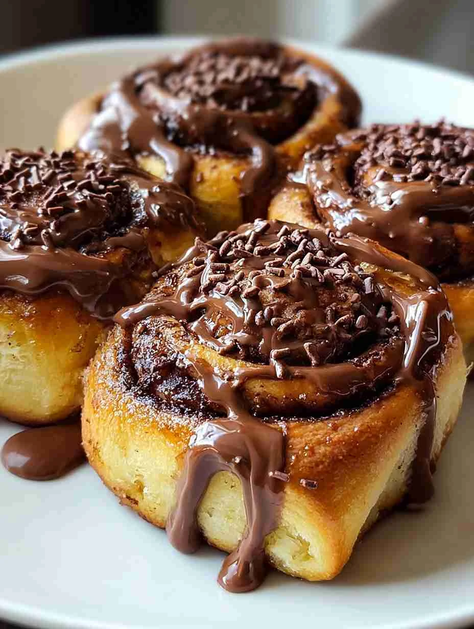 Soft and Gooey Chocolate Nutella Rolls to Indulge In